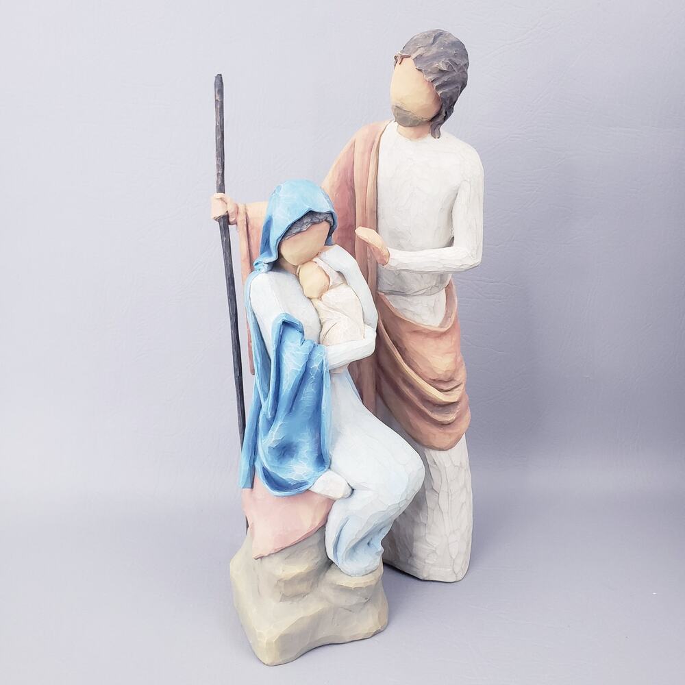 2005 Willow Tree The Christmas Story Nativity 14.5" Large 2pc Susan Lordi In Box